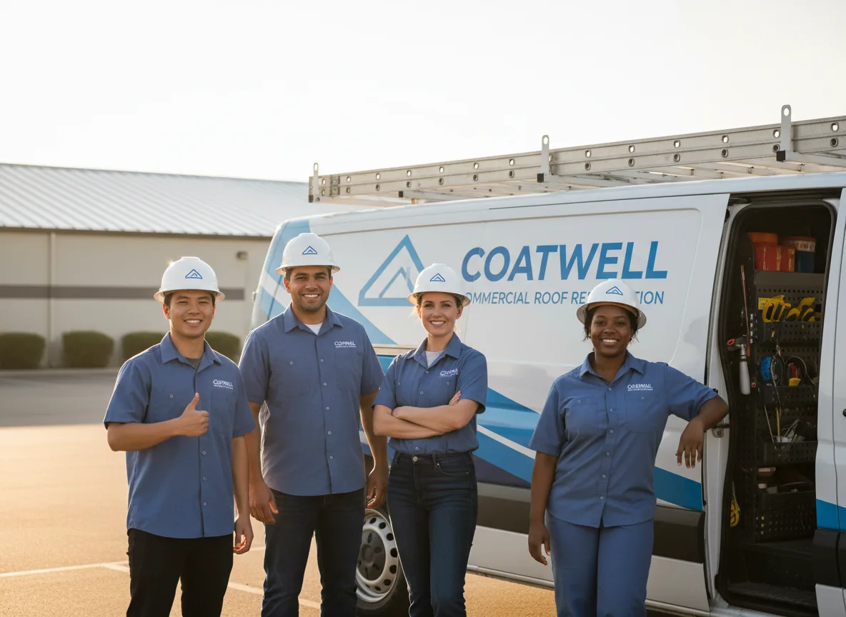 Commercial roof coating company in Bovina, TX